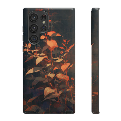 Black Blooms Wildflower iPhone Case