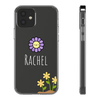 Cute Custom Flower | Clear iPhone Case / Samsung Case