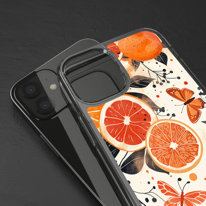 Orange Vines Aesthetic | Clear iPhone Case / Samsung Case