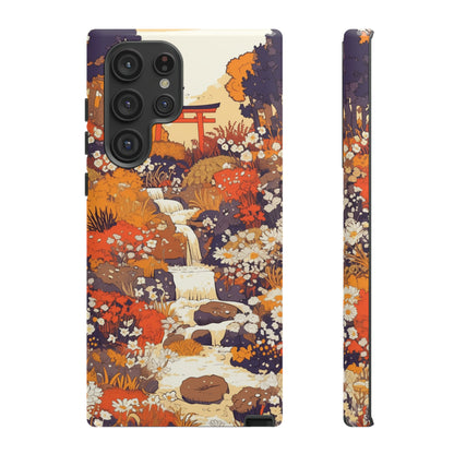 Rising Mountains & Rapid Rivers, Wildflower iPhone Case