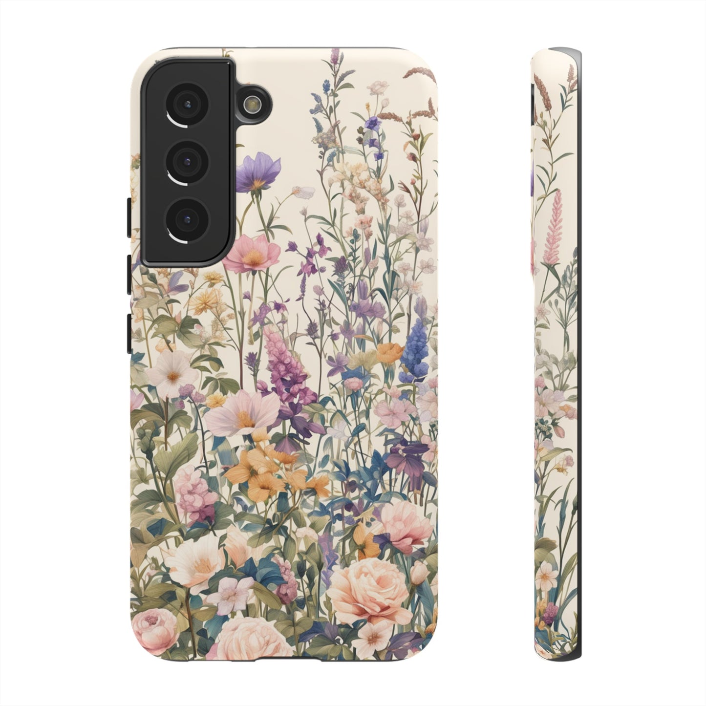 Tall Vintage Wildflowers iPhone Case / Samsung Case