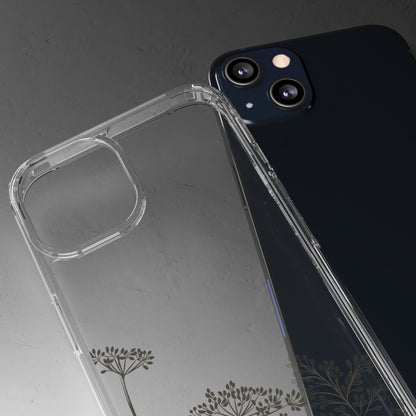 Wildflower Bushes | Clear iPhone Case / Samsung Case