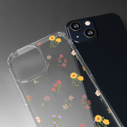 Floral Pattern | Clear iPhone Case / Samsung Case