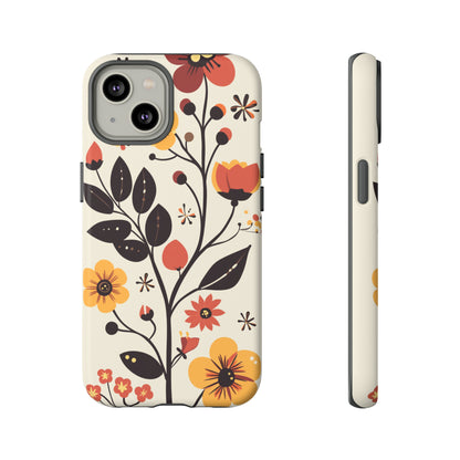 Vector Floral Vines iPhone Case