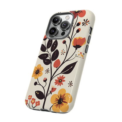 Vector Floral Vines iPhone Case