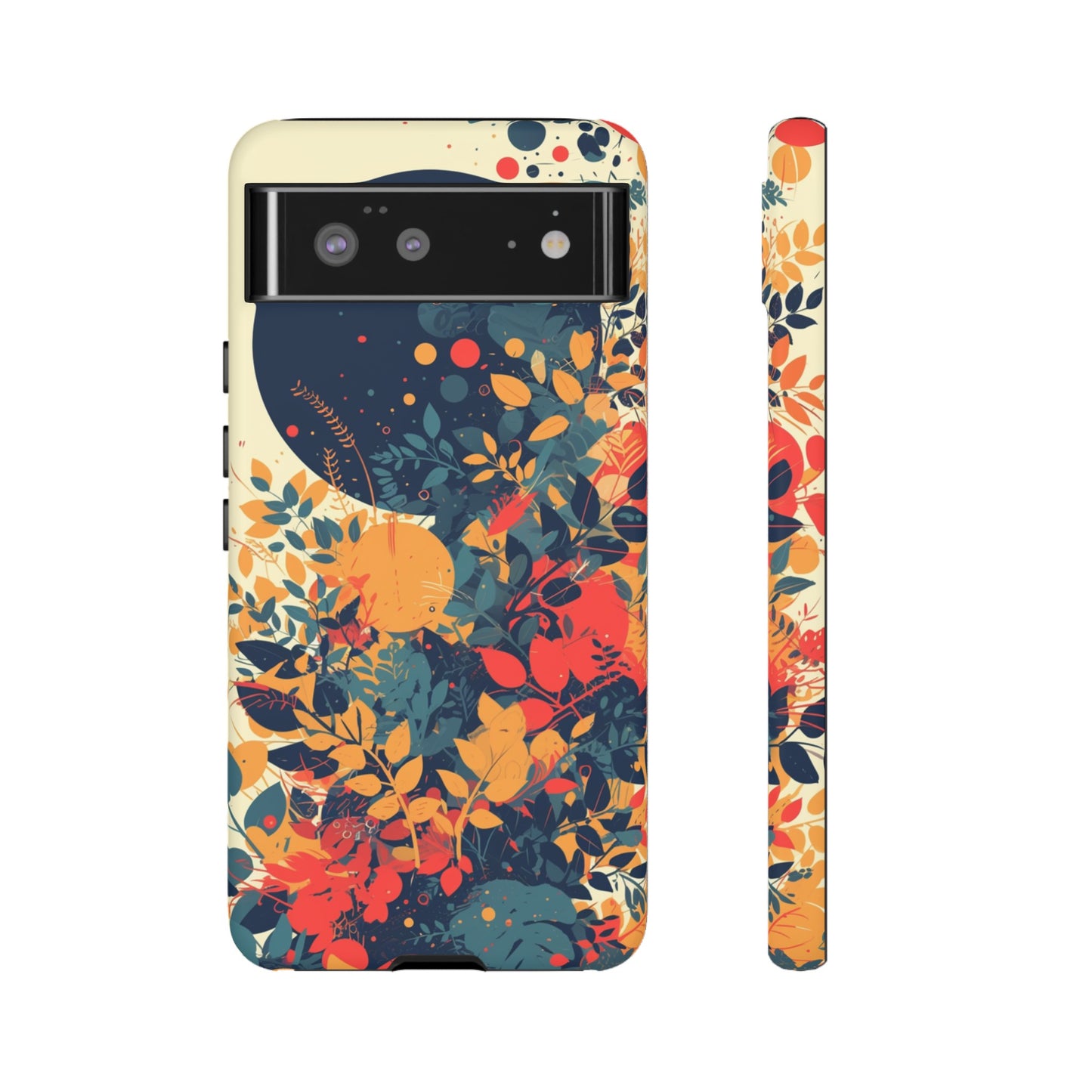 Retro Colorful Floral iPhone Case / Samsung Case