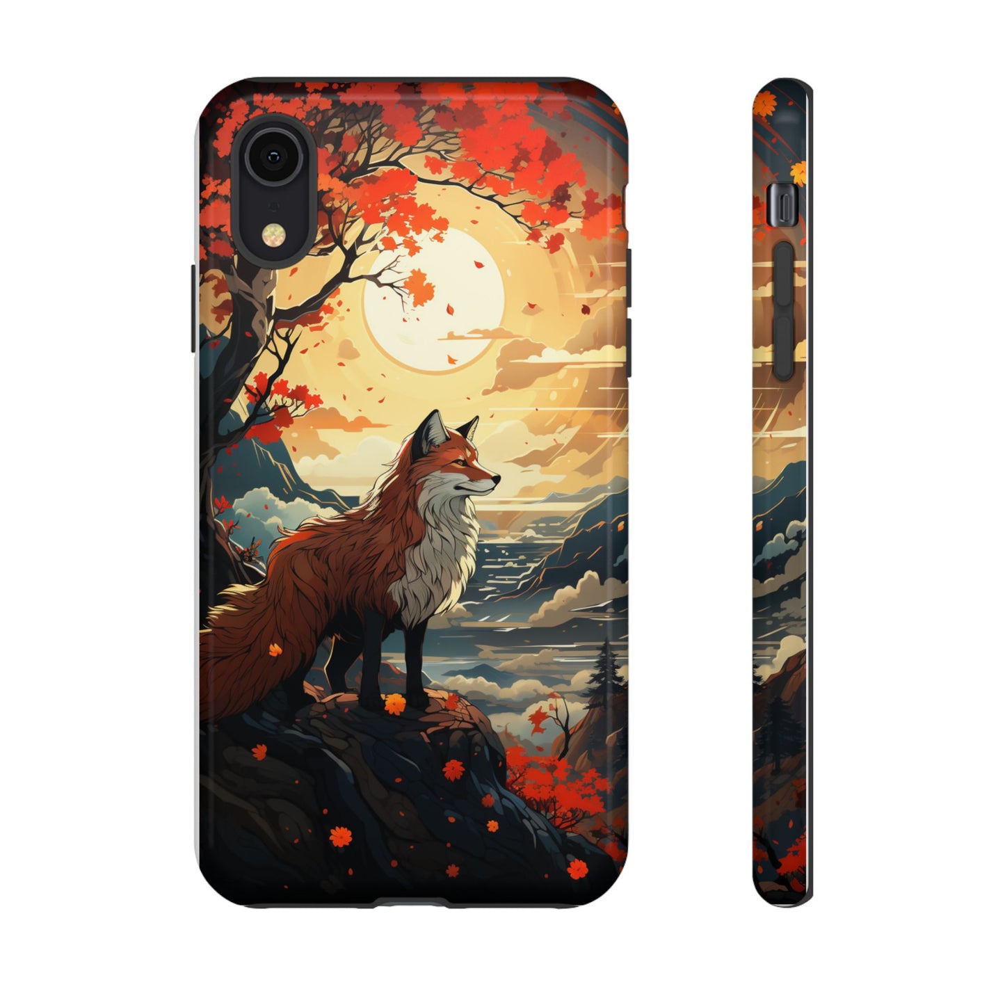 Japanese Wolf Aesthetic Phone Case