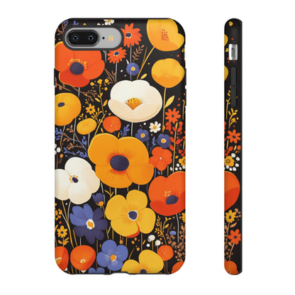 Retro Chaos, Wildflower iPhone Case / Samsung Case, Gift for Floral Lovers, Gift for Her