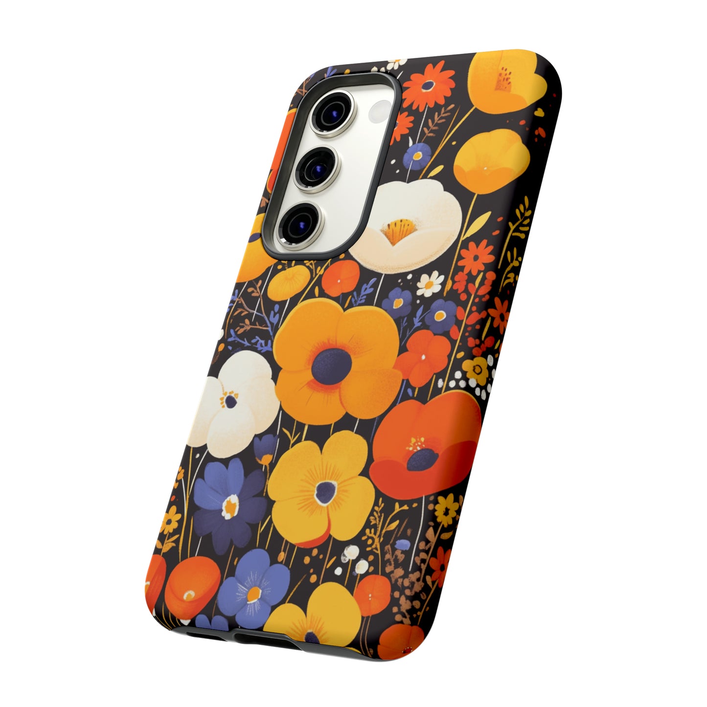 Retro Chaos, Wildflower iPhone Case / Samsung Case, Gift for Floral Lovers, Gift for Her