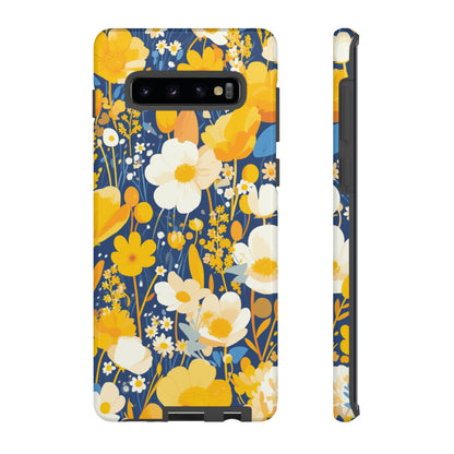 Wildflower Abstract Retro 70s iPhone Case / Samsung Case