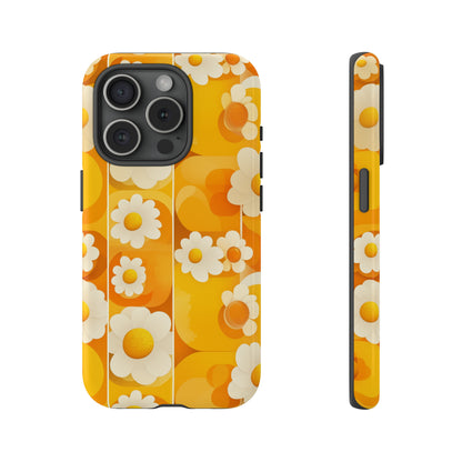 Yellow Floral Pattern Retro iPhone Case / Samsung Case