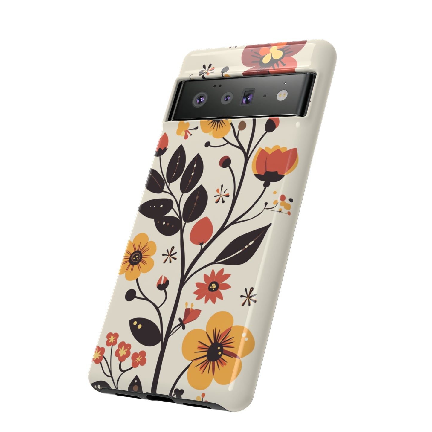 Vector Floral Vines iPhone Case