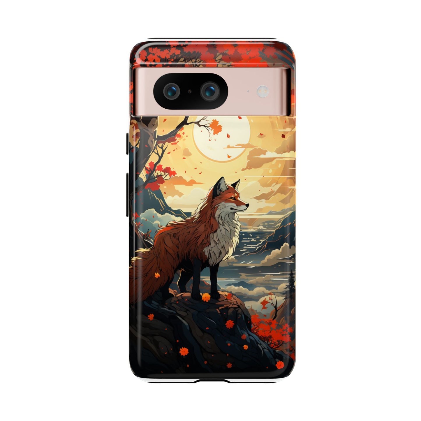 Japanese Wolf Aesthetic Phone Case