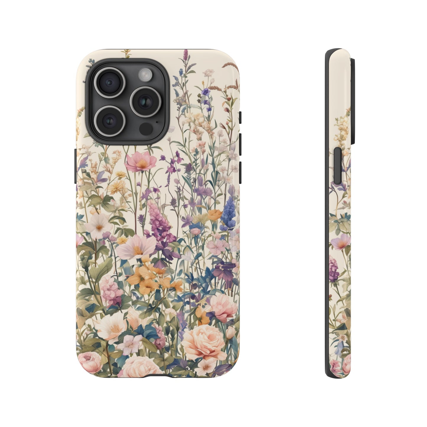 Tall Vintage Wildflowers iPhone Case / Samsung Case