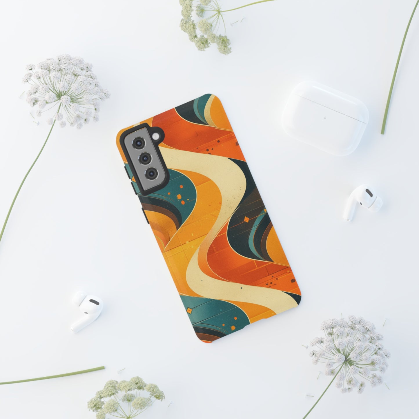 Retro Abstract Staircase iPhone Case / Samsung Case