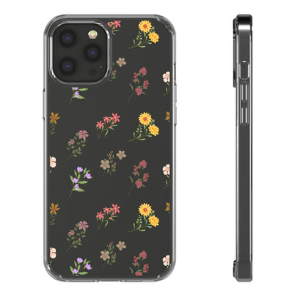 Floral Pattern | Clear iPhone Case / Samsung Case