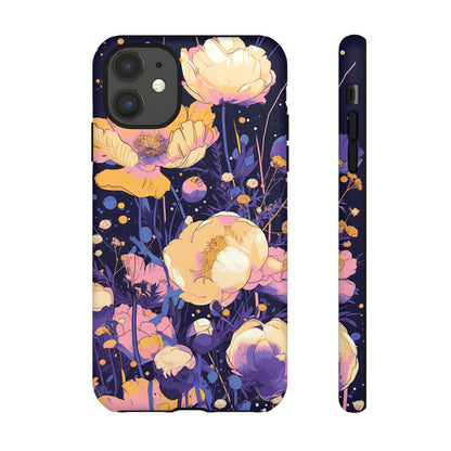 Night Cotton Flowers iPhone Case / Samsung Case