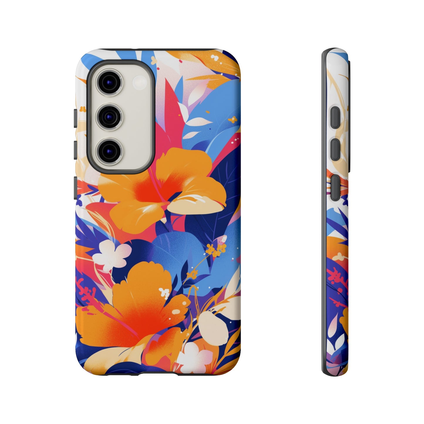 Vintage Abstract Flowers iPhone Case / Samsung Case