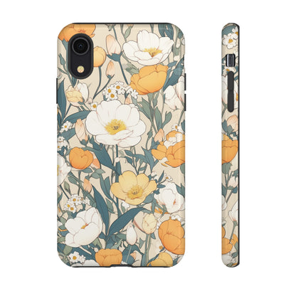 Tall White Flowers iPhone Case / Samsung Case