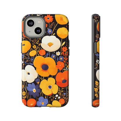 Retro Chaos, Wildflower iPhone Case / Samsung Case, Gift for Floral Lovers, Gift for Her