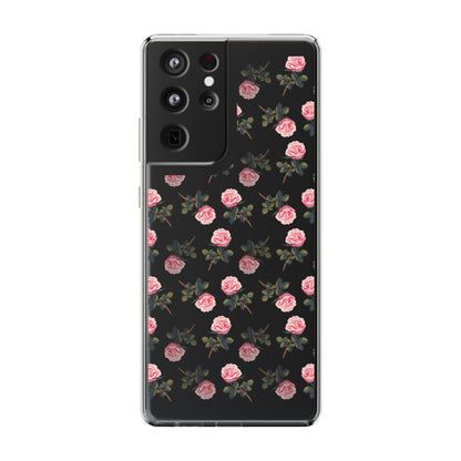 Pink Flower Pattern | Clear iPhone Case / Samsung Case