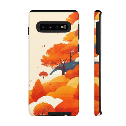 Orange Retro Landscape iPhone Case / Samsung Case