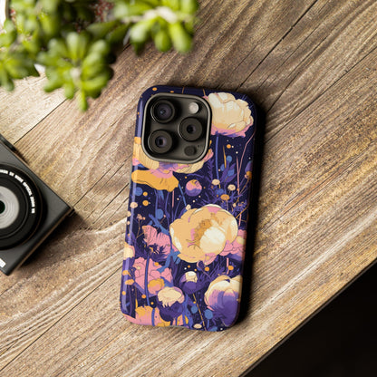 Night Cotton Flowers iPhone Case / Samsung Case