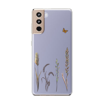 Clear Wildflowers | Clear iPhone Case / Samsung Case