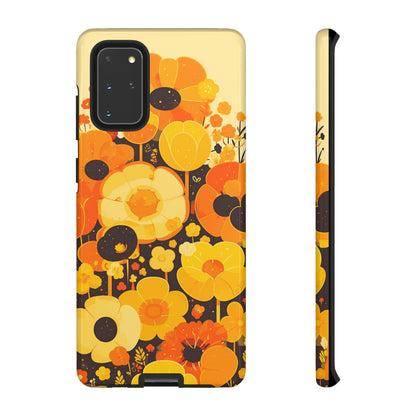 Retro Floral Pattern Illustrations iPhone Case / Samsung Case, Gift for Floral Lovers, Gift for Her