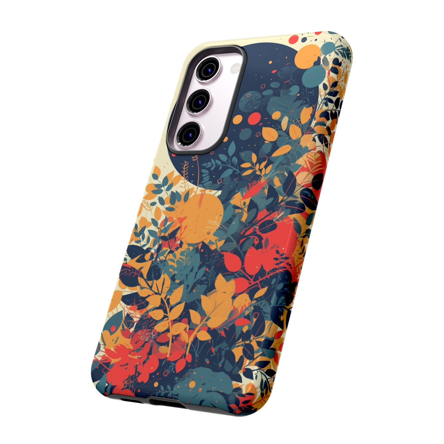 Retro Colorful Floral iPhone Case / Samsung Case