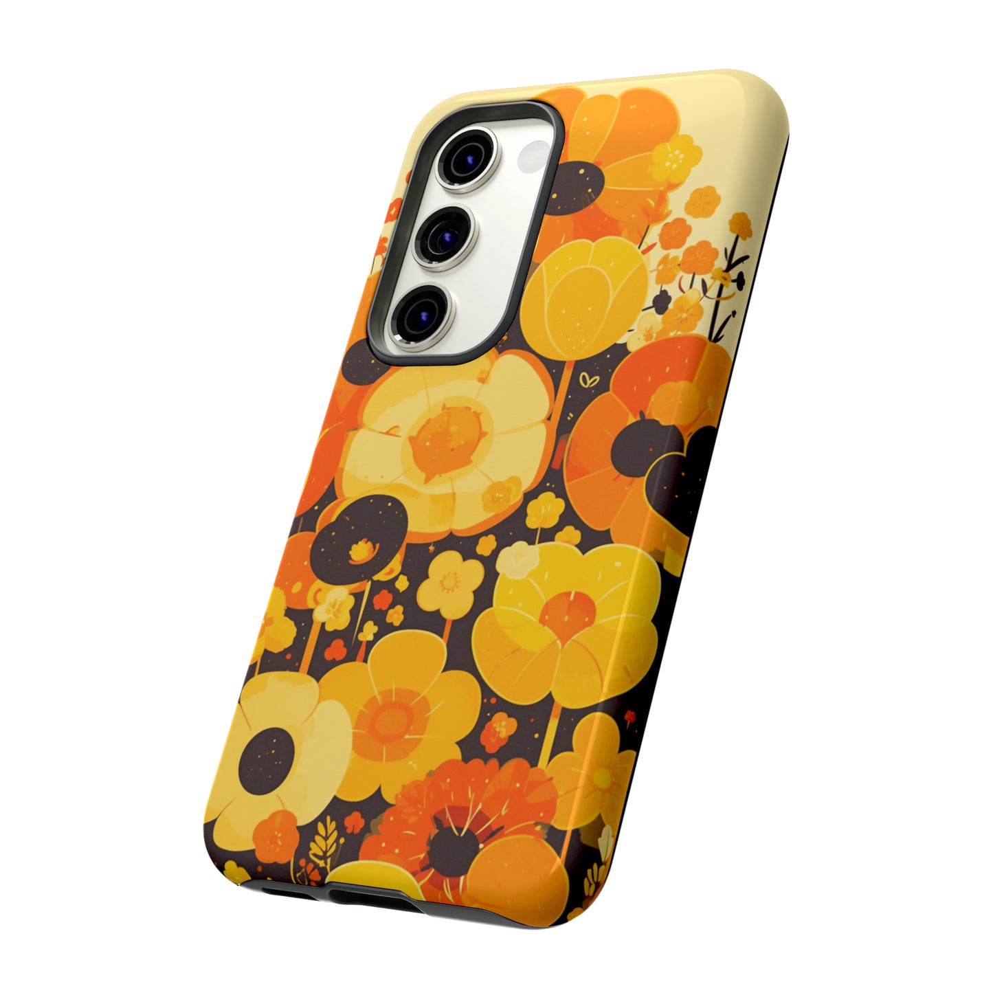 Retro Floral Pattern Illustrations iPhone Case / Samsung Case, Gift for Floral Lovers, Gift for Her