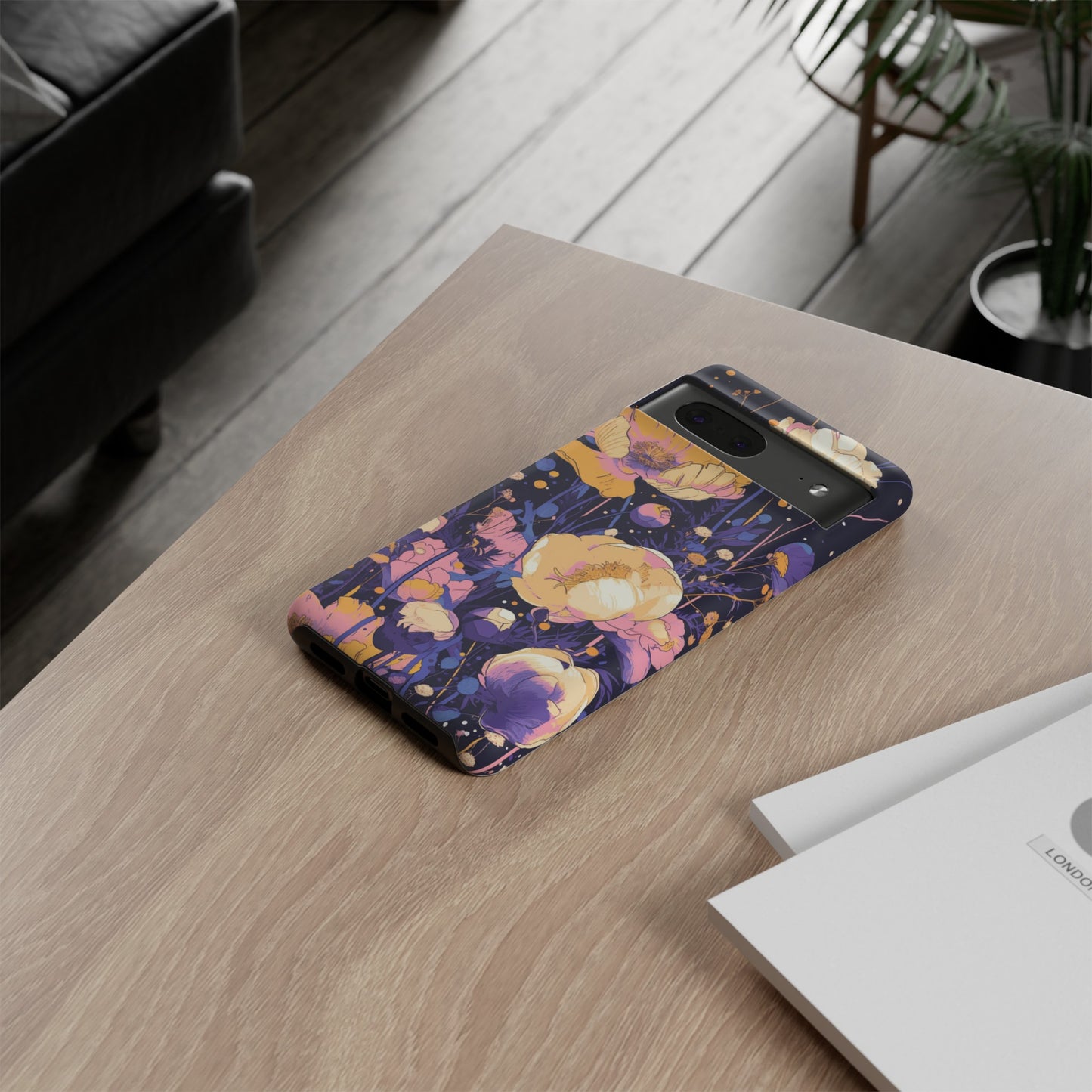 Night Cotton Flowers iPhone Case / Samsung Case