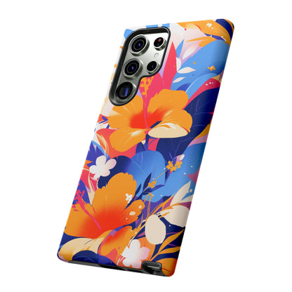 Vintage Abstract Flowers iPhone Case / Samsung Case