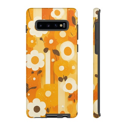 Retro 70s Abstract Flower Patterns iPhone Case / Samsung Case