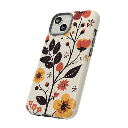 Vector Floral Vines iPhone Case