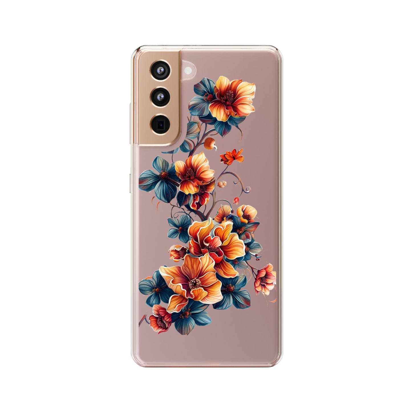 Floral Blooms | Clear iPhone Case / Samsung Case