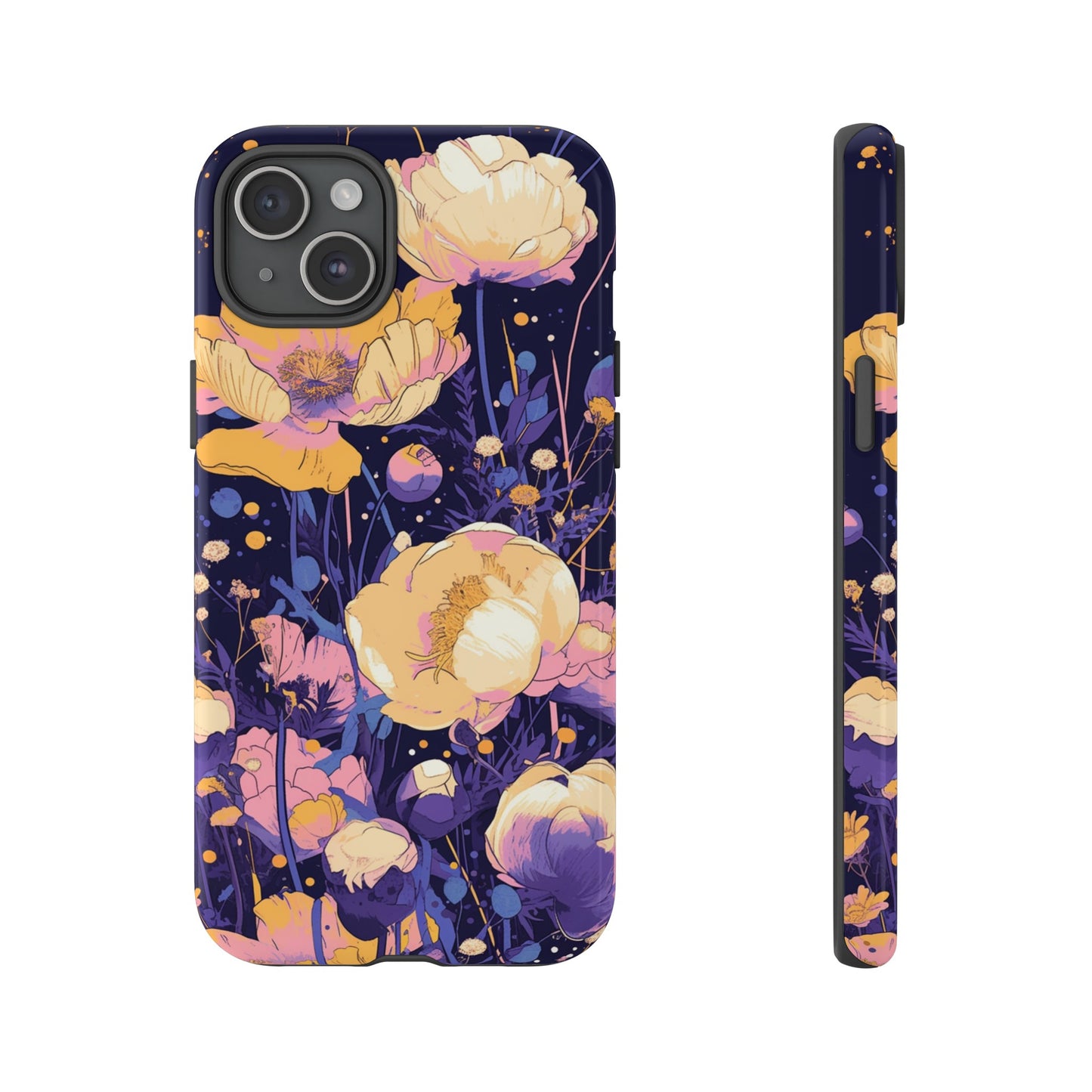 Night Cotton Flowers iPhone Case / Samsung Case