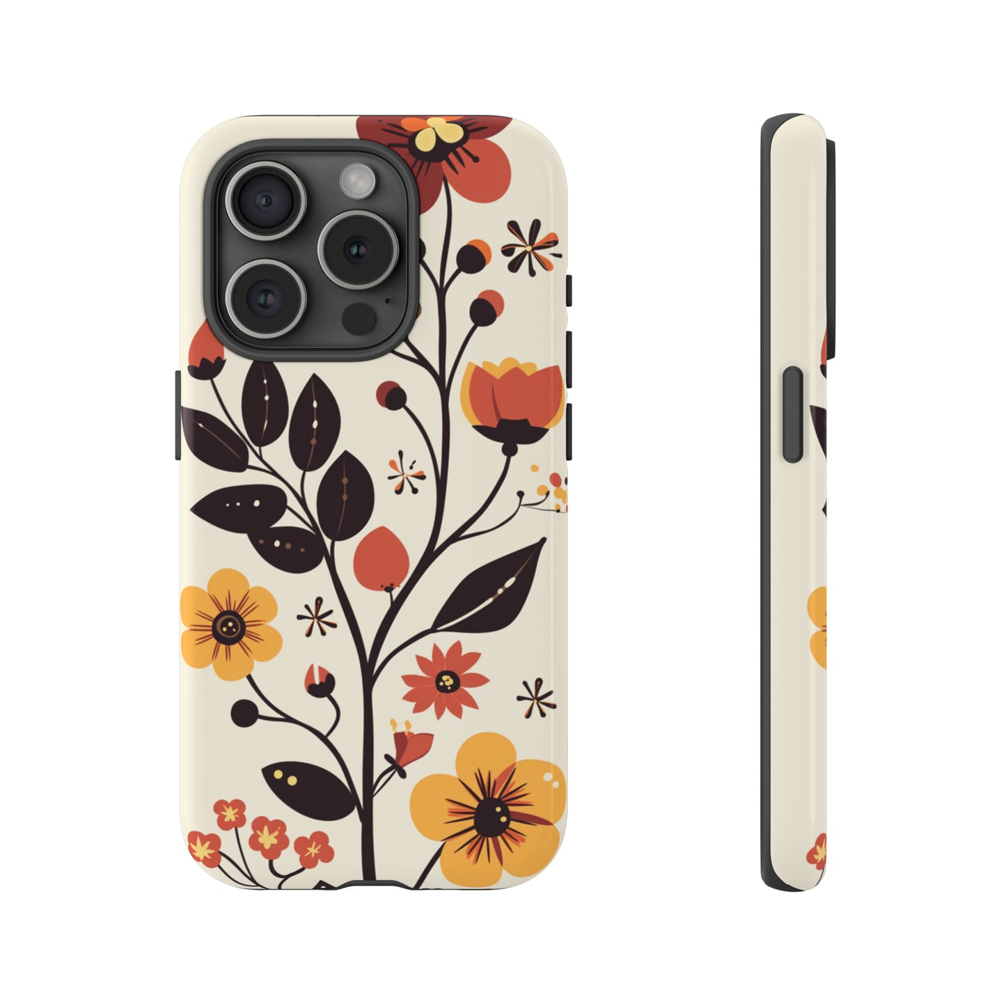 Vector Floral Vines iPhone Case