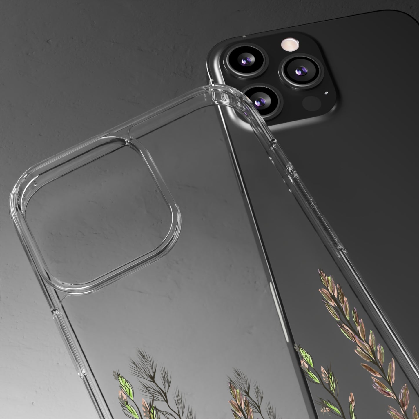 Dried Wildflowers | Clear iPhone Case / Samsung Case