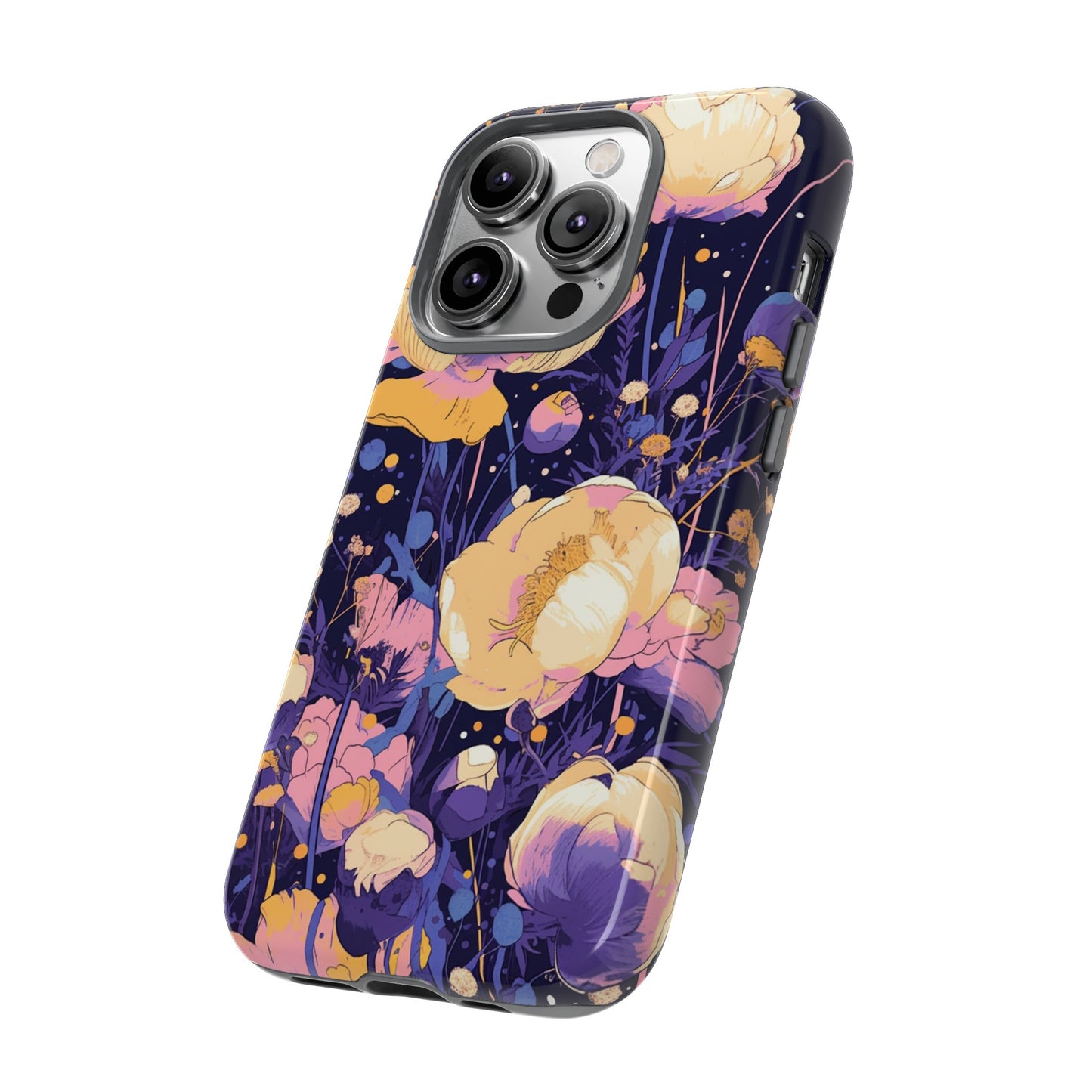 Night Cotton Flowers iPhone Case / Samsung Case