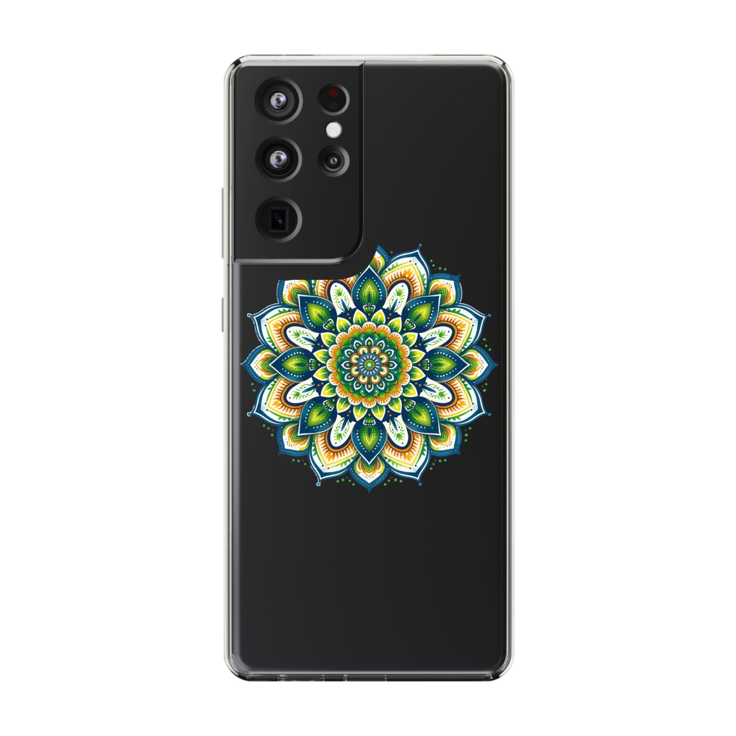 Lime Mandala | Clear iPhone Case / Samsung Case