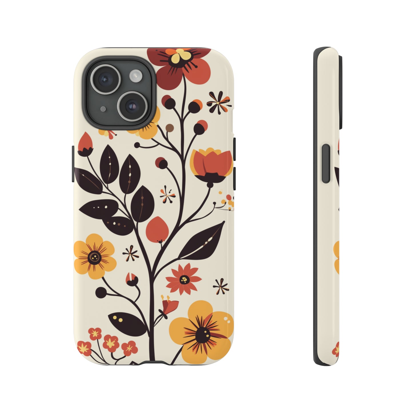 Vector Floral Vines iPhone Case