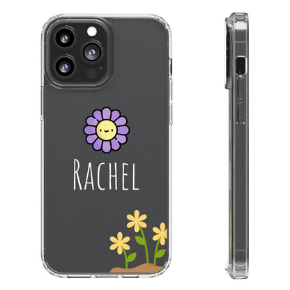 Cute Custom Flower | Clear iPhone Case / Samsung Case