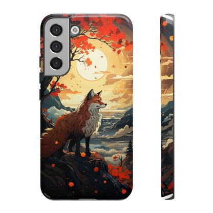 Japanese Wolf Aesthetic Phone Case