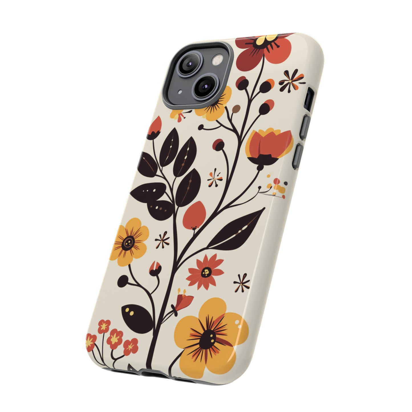 Vector Floral Vines iPhone Case