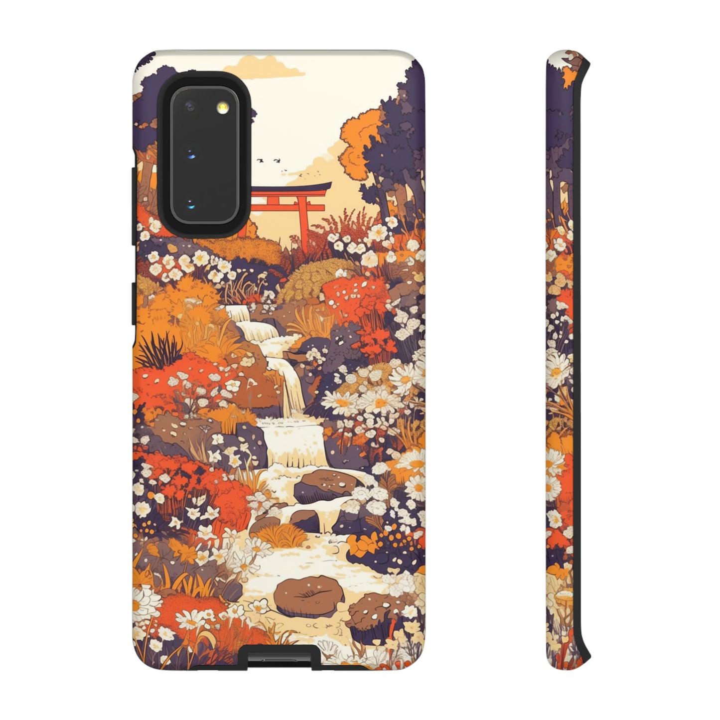 Rising Mountains & Rapid Rivers, Wildflower iPhone Case