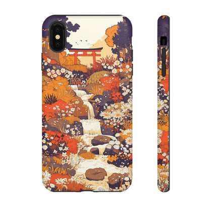 Rising Mountains & Rapid Rivers, Wildflower iPhone Case