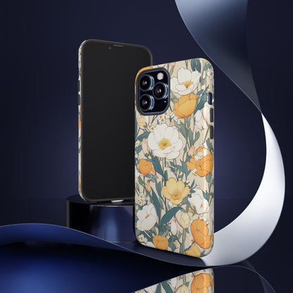 Tall White Flowers iPhone Case / Samsung Case