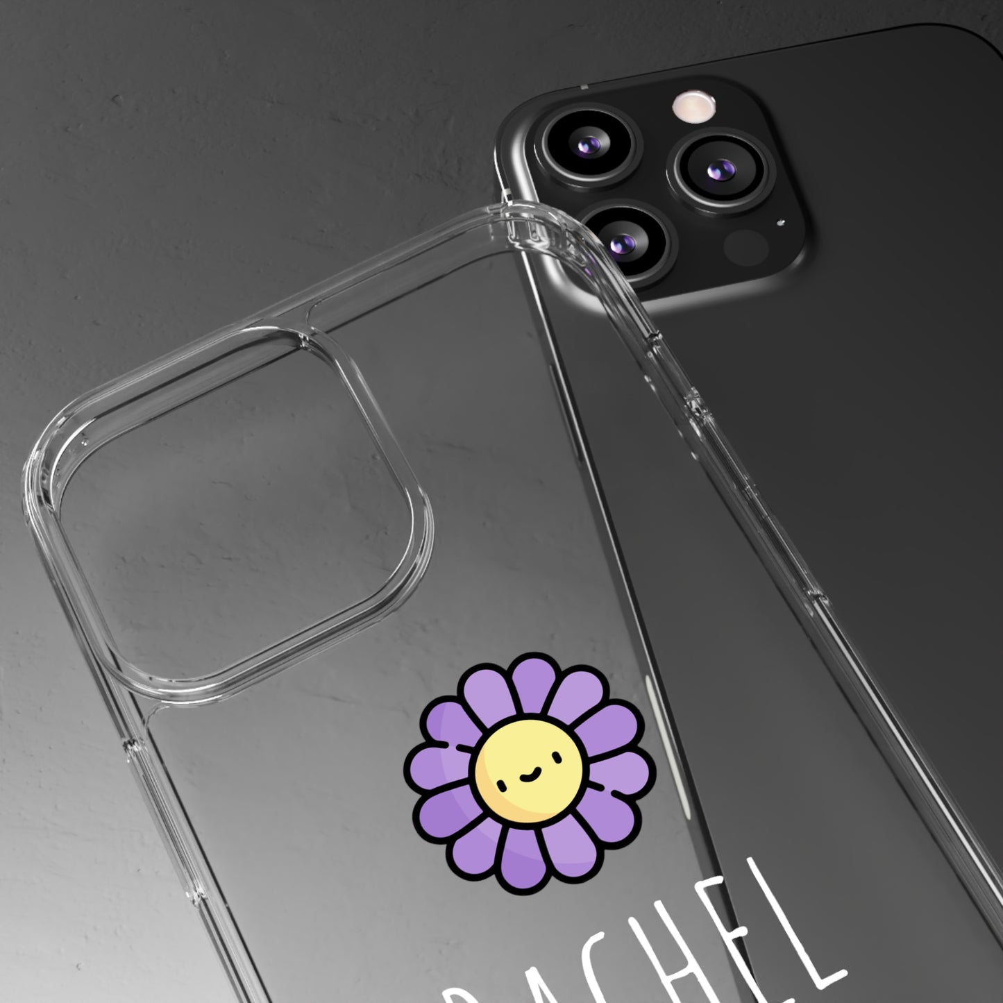 Cute Custom Flower | Clear iPhone Case / Samsung Case