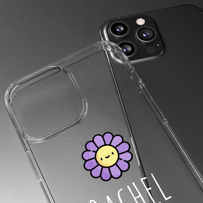 Cute Custom Flower | Clear iPhone Case / Samsung Case